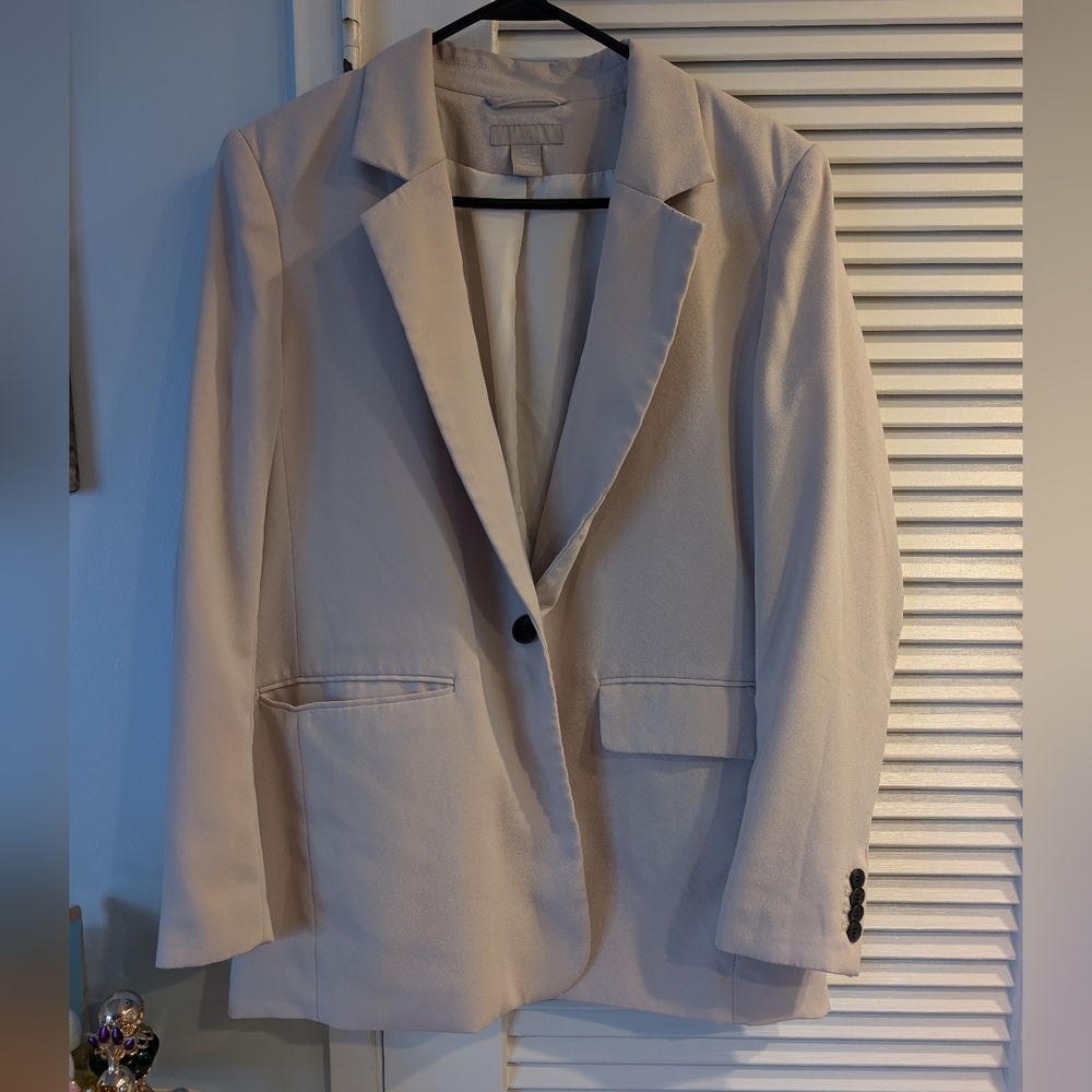 H&M Cream Women's Blazer